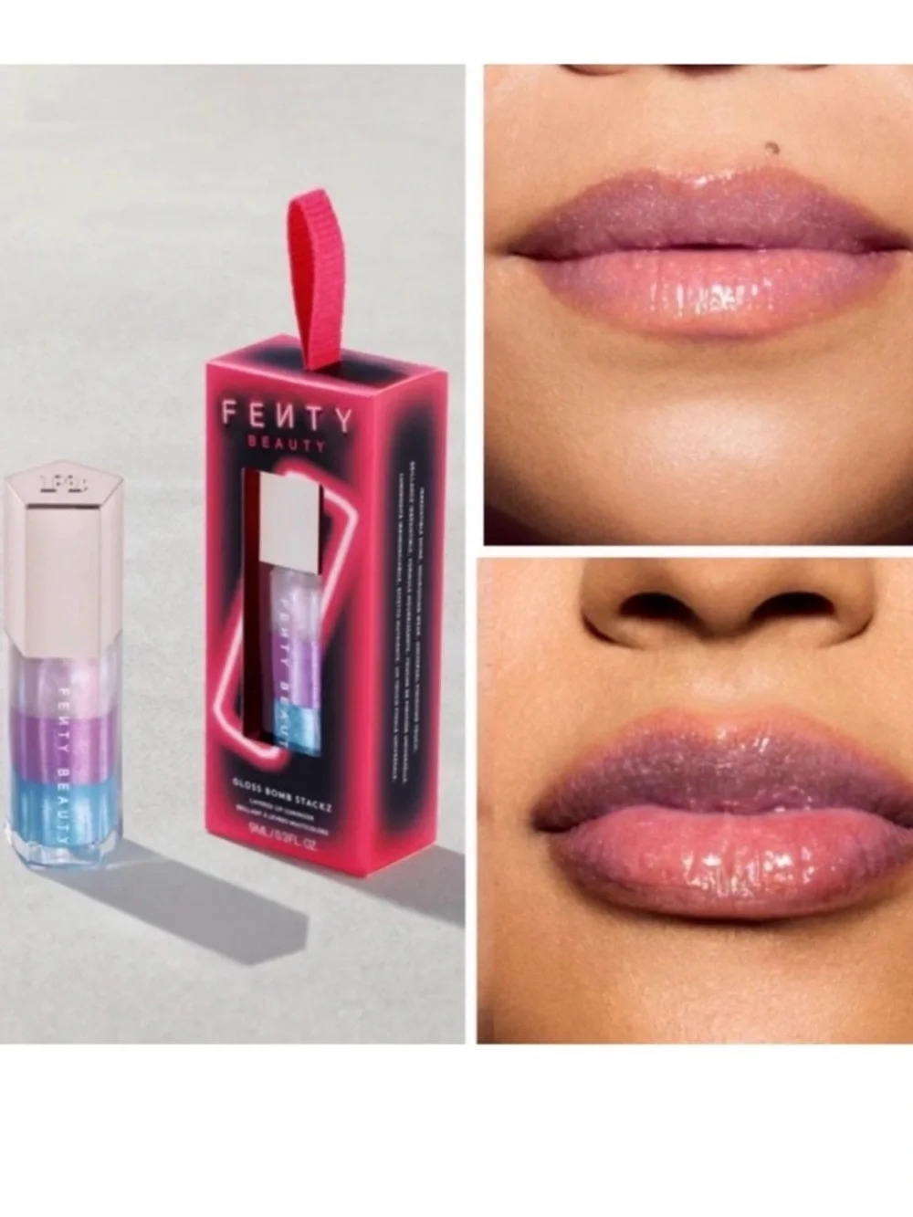 FENTY BEAUTY LIMITED EDITION GLOSS BOMB STACKZ LAYERED LIP LUMINIZER